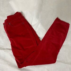 Universal Thread Red Courdory High Rise Skinny Jeans